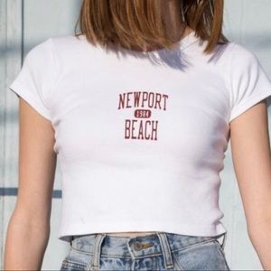 Brandy Melville Newport Beach Crop Top